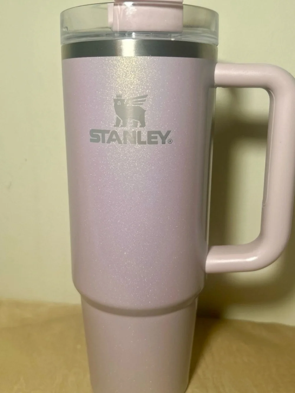 Stanley 30oz stainless steel purple glitter tumblr ~target exclusive~